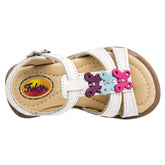 Sandalia para niña Faby Blanco código - 79093-n